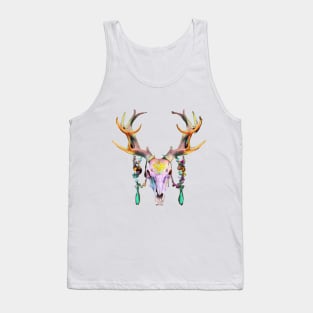 Boho Stag Scull Tank Top